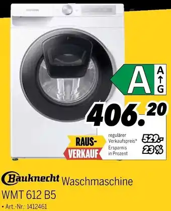 MEDIMAX Bauknecht Waschmaschine WMT 612 B5 Angebot