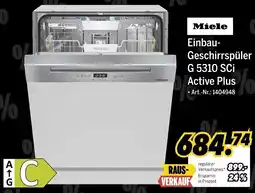 MEDIMAX Miele Einbau Geschirrspüler G 5310 SCi Active Plus Angebot
