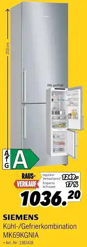 MEDIMAX SIEMENS Kühl-/Gefrierkombination MK69KGNIA Angebot