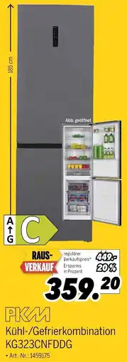 MEDIMAX PKM Kühl-/Gefrierkombination KG323CNFDDG Angebot