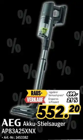 MEDIMAX AEG Akku-Stielsauger AP83A25XNX Angebot