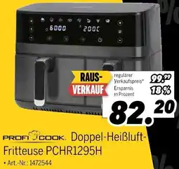 MEDIMAX PROFI COOK Doppel-Heißluft Fritteuse PCHR1295H Angebot