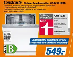 Expert Constructa einbau-geschirrspüler cg6vx01ebd Angebot