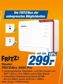 Expert Fritz! router fritz!box 5690 pro Angebot