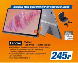 Expert Lenovo tablet tab plus + moto buds Angebot