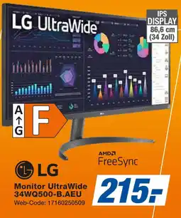 Expert Lg monitor ultrawide 34wq500-b.aeu Angebot