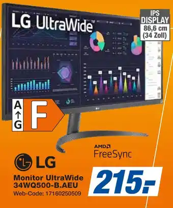 Expert Lg monitor ultrawide 34wq500-b.aeu Angebot