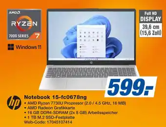 Expert Hp notebook 15-fc0678ng Angebot