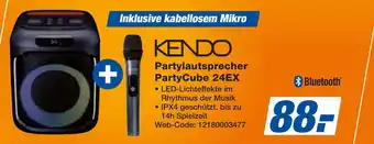 Expert Kendo partylautsprecher partycube 24ex Angebot