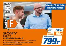 Expert Sony led tv k-55s39b bravia 3 Angebot