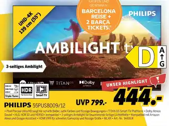 MEDIMAX Philips 55pus8009/12 Angebot