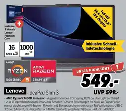 MEDIMAX Lenovo ideapad slim 3 Angebot