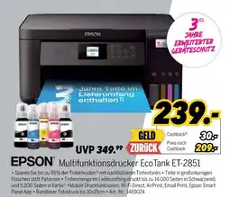 MEDIMAX Epson multifunktionsdrucker ecotank et-2851 Angebot