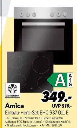 MEDIMAX Amica einbau-herd-set ehc 937 011 e Angebot
