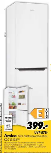 MEDIMAX Amica kühl-/gefrierkombination kgc 15493 w Angebot