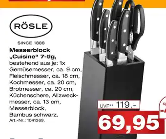 Möbel Inhofer Rösle messerblock „cuisine“ Angebot