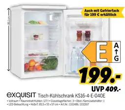 MEDIMAX Exquisit tisch-kühlschrank ks16-4-e-040e Angebot