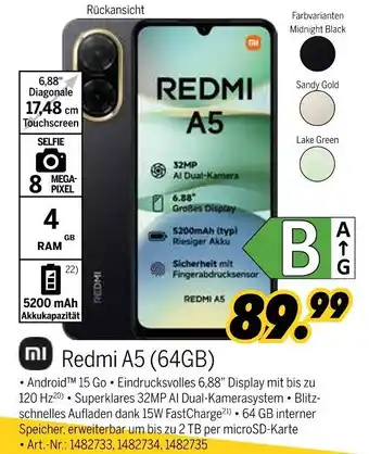 MEDIMAX Xiaomi redmi a5 (64gb) Angebot