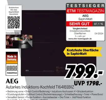 MEDIMAX Aeg autarkes induktions-kochfeld ti64ib1biz Angebot