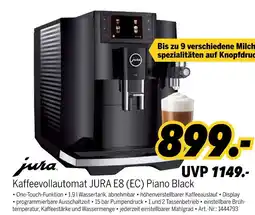 MEDIMAX Jura kaffeevollautomat jura e8 (ec) piano black Angebot