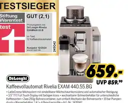 MEDIMAX Delonghi kaffeevollautomat rivelia exam 440.55.bg Angebot
