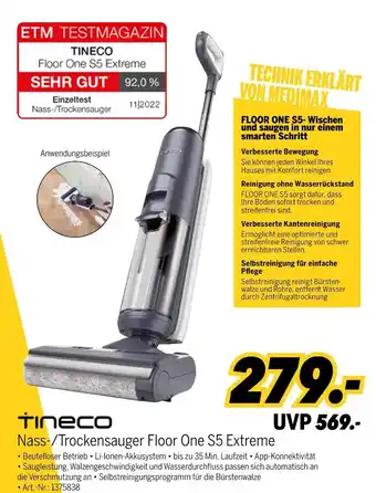 MEDIMAX Tineco nass-/trockensauger floor one s5 extreme Angebot