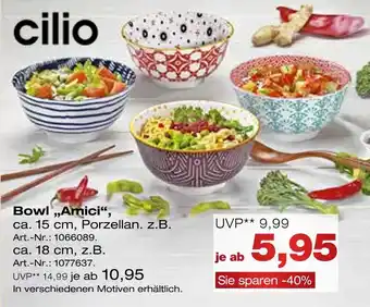 Möbel Inhofer Cilio bowl „amici“ Angebot