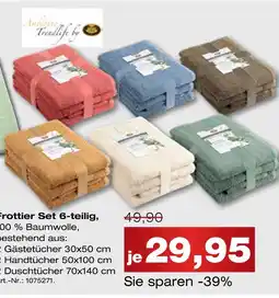 Möbel Inhofer Ambiente trendlife by frottier set 6-teilig Angebot