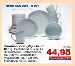 Möbel Inhofer Gerd van well & co. kombiservice „vigo azur“ Angebot
