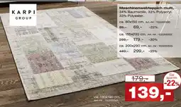 Möbel Inhofer Karpi group maschinenwebteppich multi Angebot