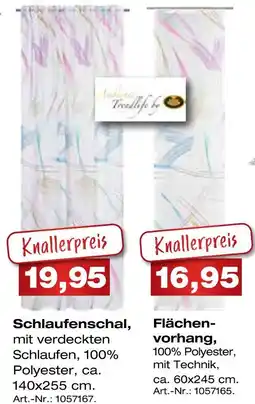 Möbel Inhofer Schlaufenschal oder flächenvorhang Angebot