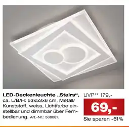 Möbel Inhofer Led-deckenleuchte „stairs“ Angebot