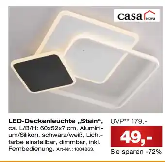 Möbel Inhofer Casa nova led-deckenleuchte „stain“ Angebot