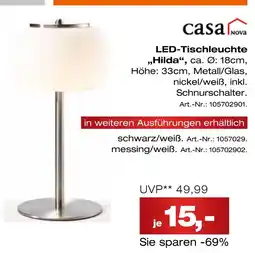 Möbel Inhofer Casa nova led-tischleuchte „hilda“ Angebot