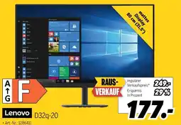 MEDIMAX Lenovo pc-monitor d32q-20 Angebot