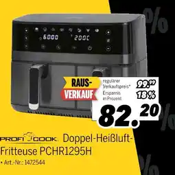 MEDIMAX Profi cook doppel-heißluft-fritteuse pchr1295h Angebot