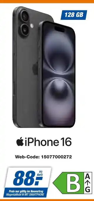 Expert Smartphone iphone 16 Angebot