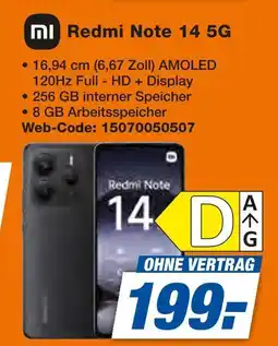 Expert Xiaomi redmi note 14 5g Angebot