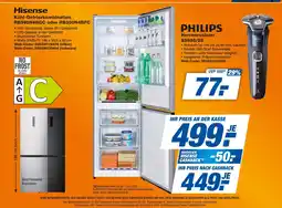 Expert Hisense kühl-gefrierkombination rb390n4bcc oder rb390n4bfc Angebot