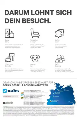 Kabs Polsterwelt Traumsofa oder -bett Angebot