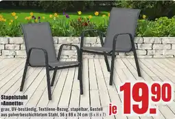 B1 Discount Baumarkt Stapelstuhl Annette Angebot