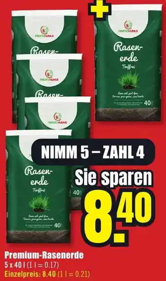 B1 Discount Baumarkt Premium-Rasenerde Angebot