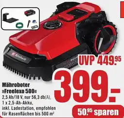 B1 Discount Baumarkt Einhell Mähroboter Freelexo 500 Angebot