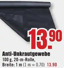 B1 Discount Baumarkt Anti-Unkrautgewebe Angebot
