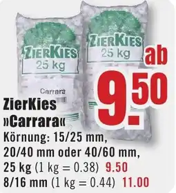 B1 Discount Baumarkt ZierKies Carrara Angebot