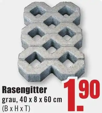 B1 Discount Baumarkt Rasengitter Angebot