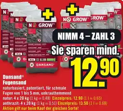 B1 Discount Baumarkt Dansand Fugensand Angebot