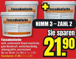 B1 Discount Baumarkt Fassadenfarbe Angebot