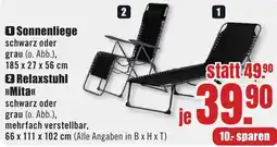 B1 Discount Baumarkt Sonnenliege Angebot