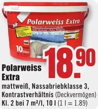 B1 Discount Baumarkt Polarweiss Extra Angebot